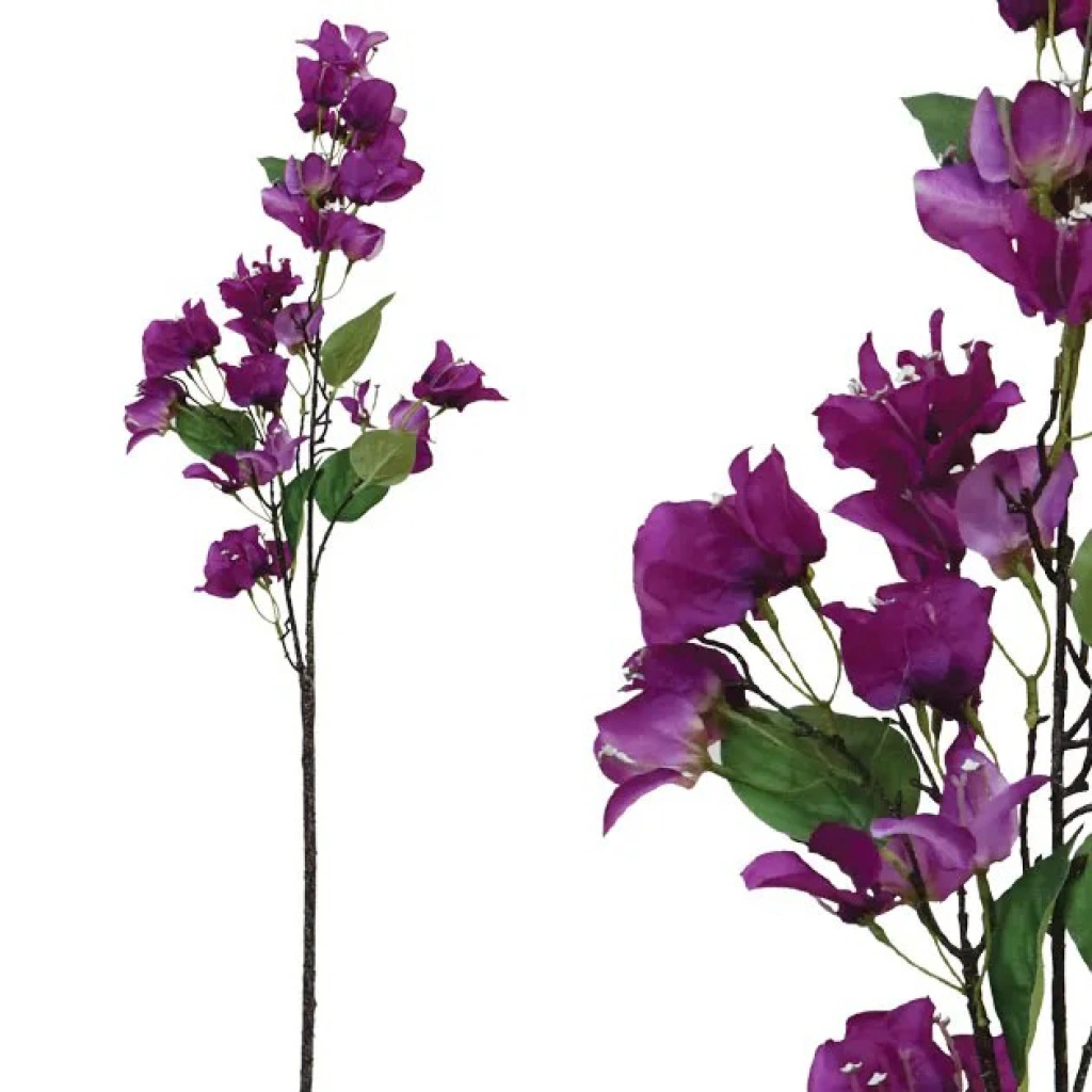 BOUGAINVILLEA BRANCH PURPLE - H100CM - 1