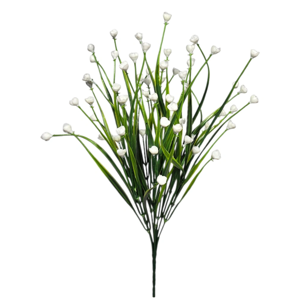 TULIP BOUQUET WHITE (7 BRANCHES) - H36CM - 1