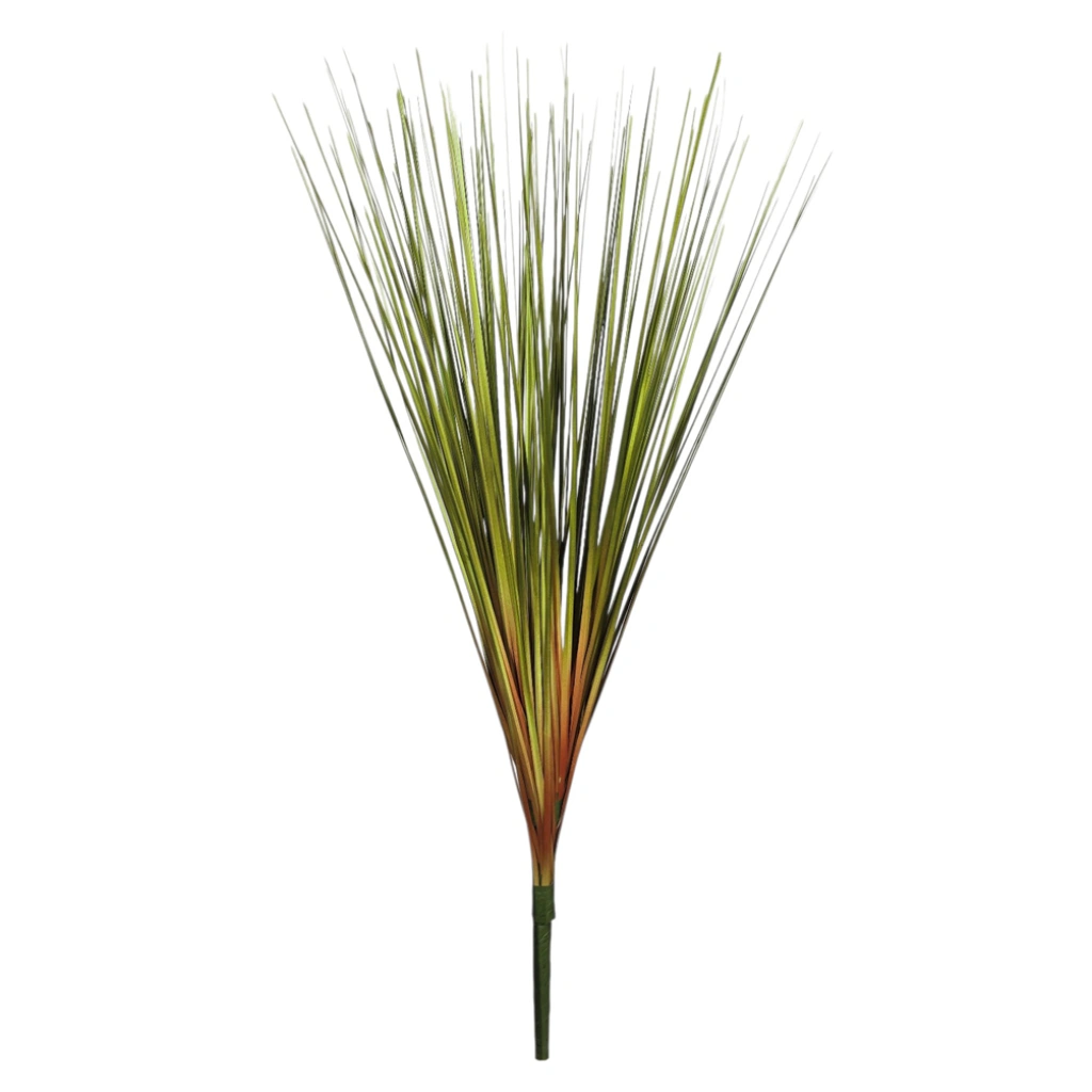 GRASS BOUQUET GREEN/BROWN (5 BRANCHES) - H65CM - 1