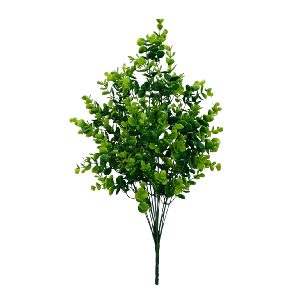 EUCALYPTUS BOUQUET GREEN (18 BRANCHES) - H54CM - 1