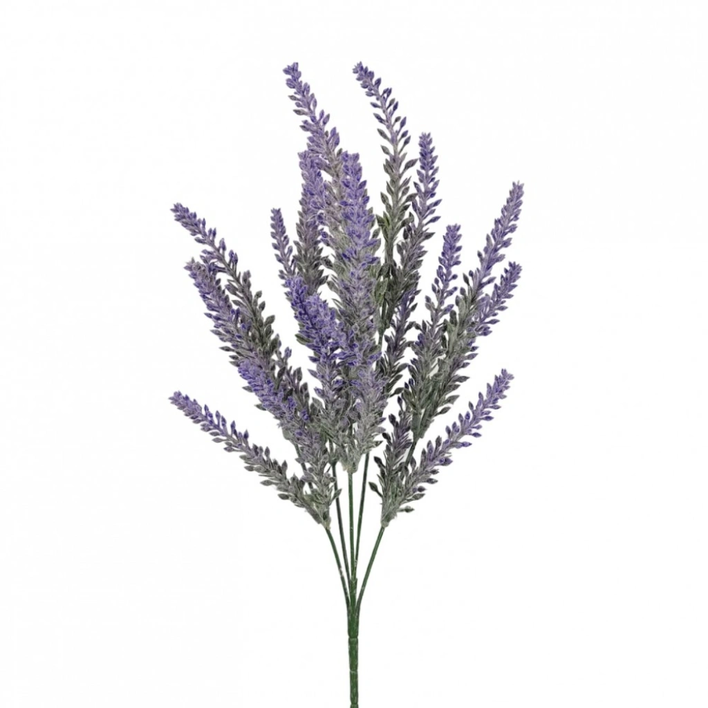 LAVENDER BOUQUET PURPLE (5 BRANCHES) - H35CM - 1