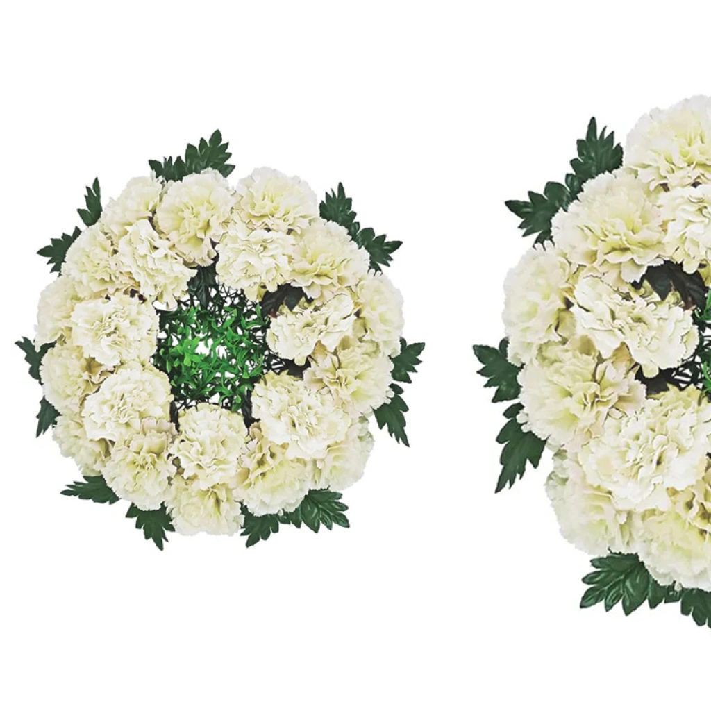 ANEMONE WREATH CREAM - Φ40CM - 1