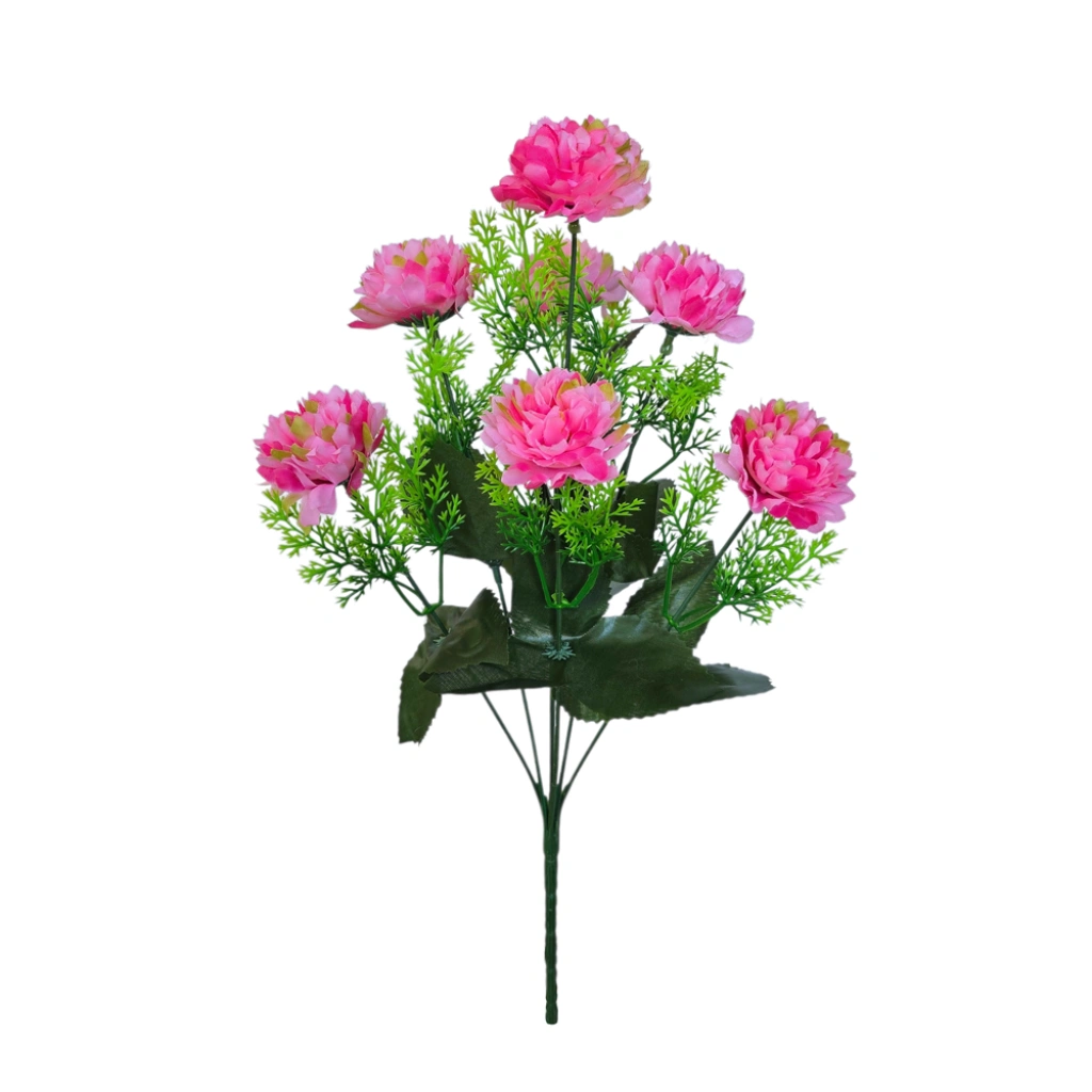 DAHLIA BOUQUET PINK (7 BRANCHES) - H46CM - 1