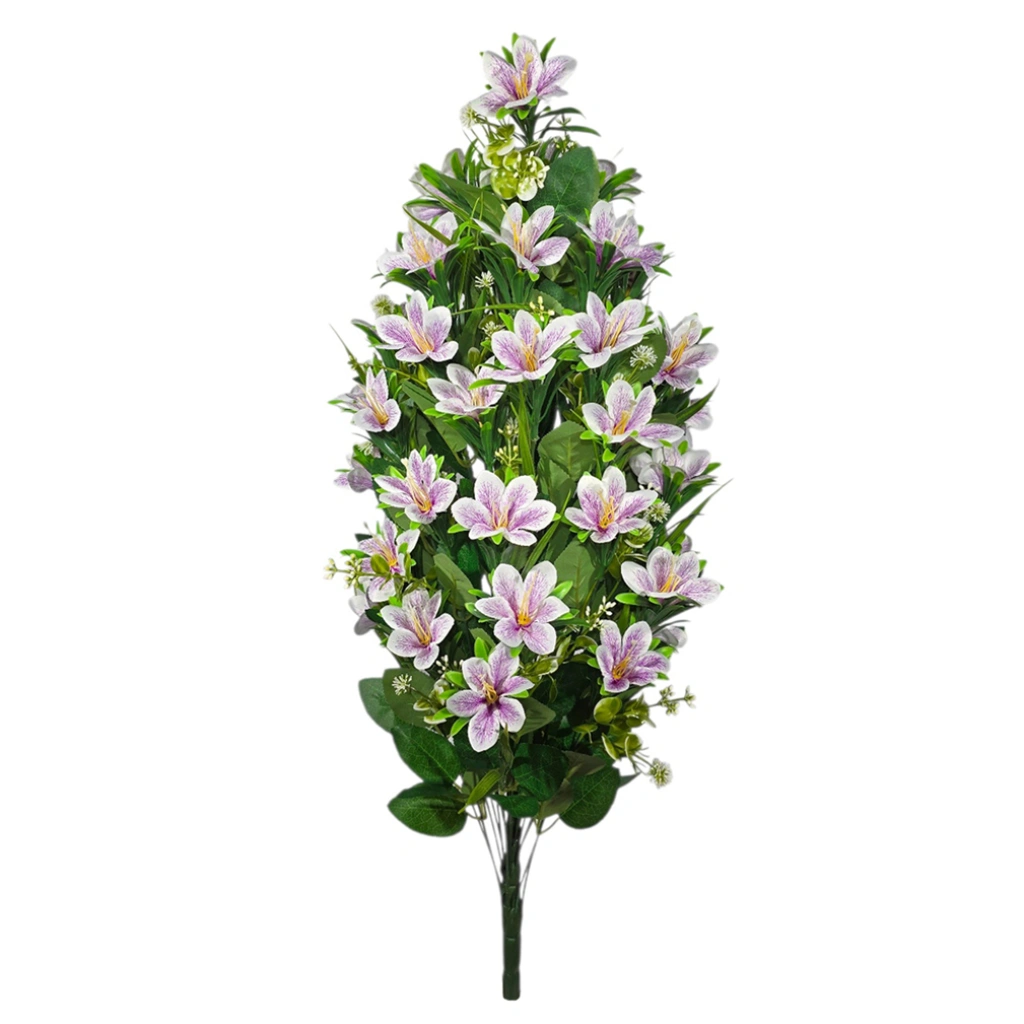 ORCHID BOUQUET PURPLE (42 BRANCHES) - H78CM - 1
