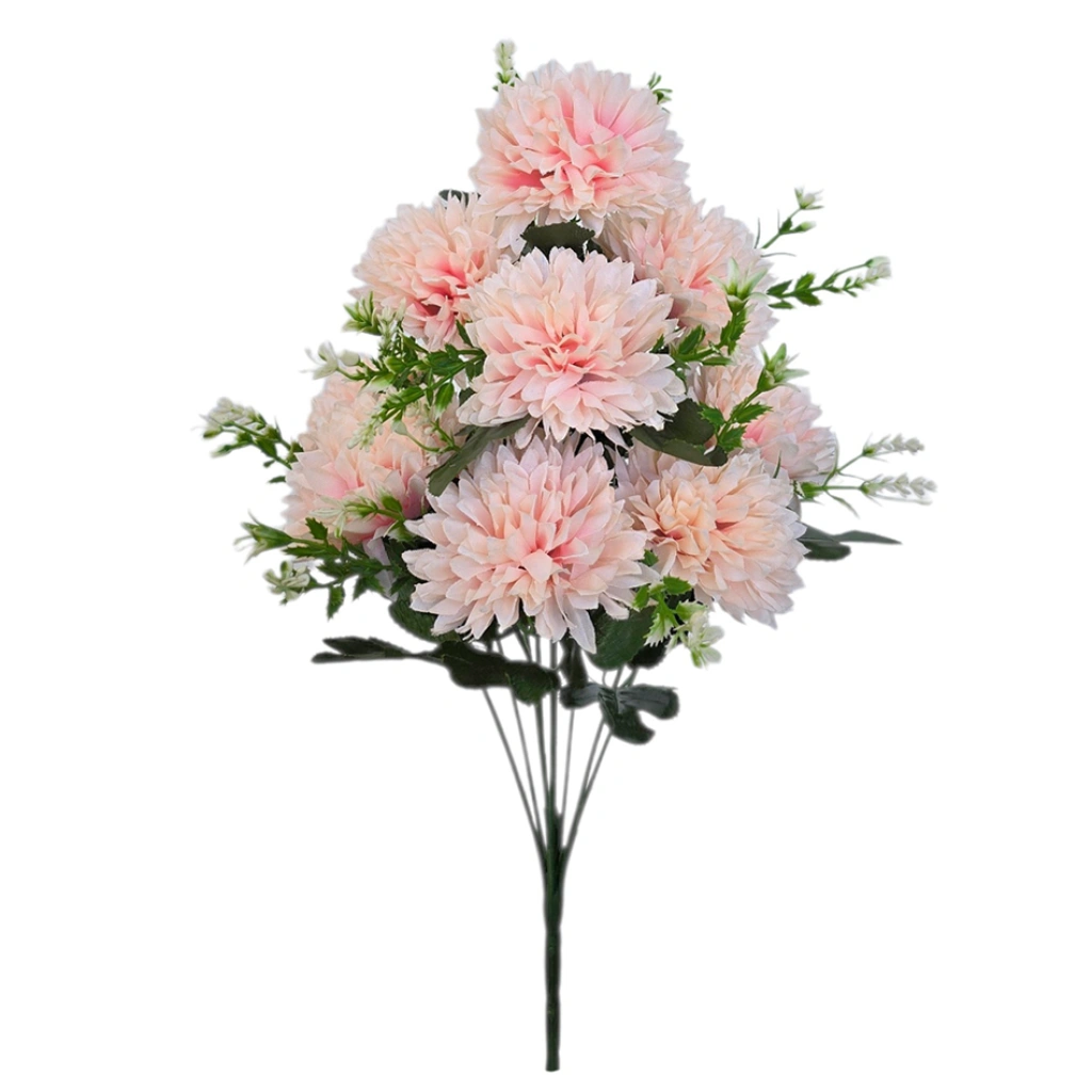 CHRYSANTHEMUM BOUQUET PINK (9 BRANCHES) - H45CM - 1