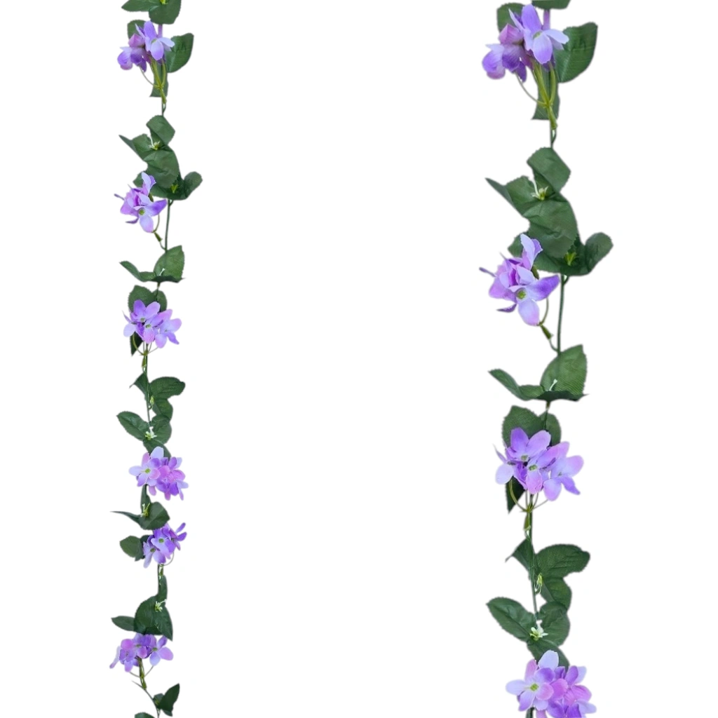 FLOWER GARLAND LILAC - H200CM - 1