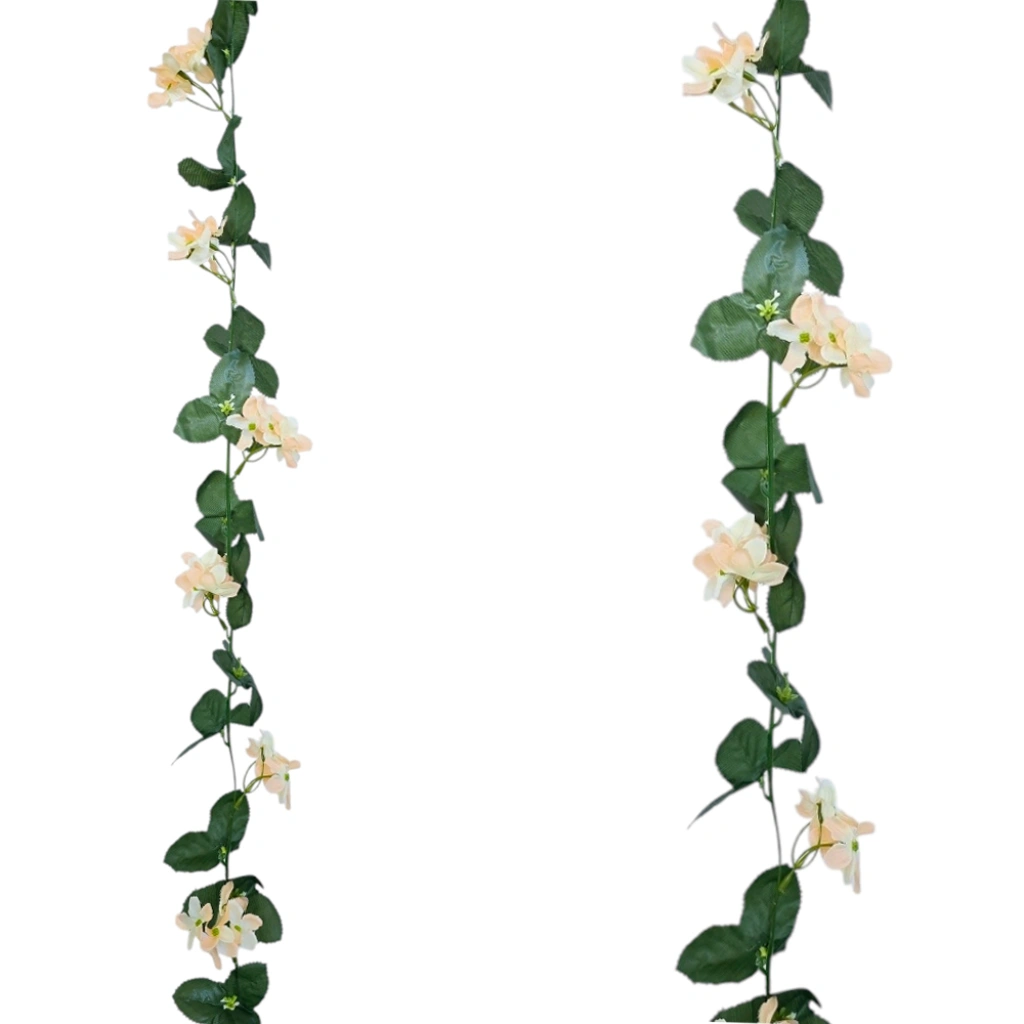 FLOWER GARLAND SALMON - H200CM - 1