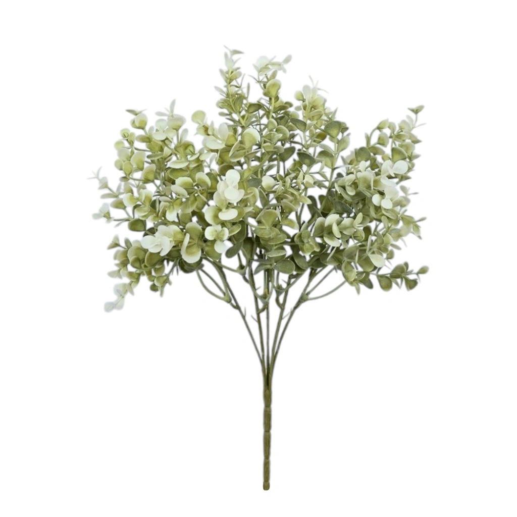 CARISSA BOUQUET GREEN/WHITE (5 BRANCHES) - H30CM - 1