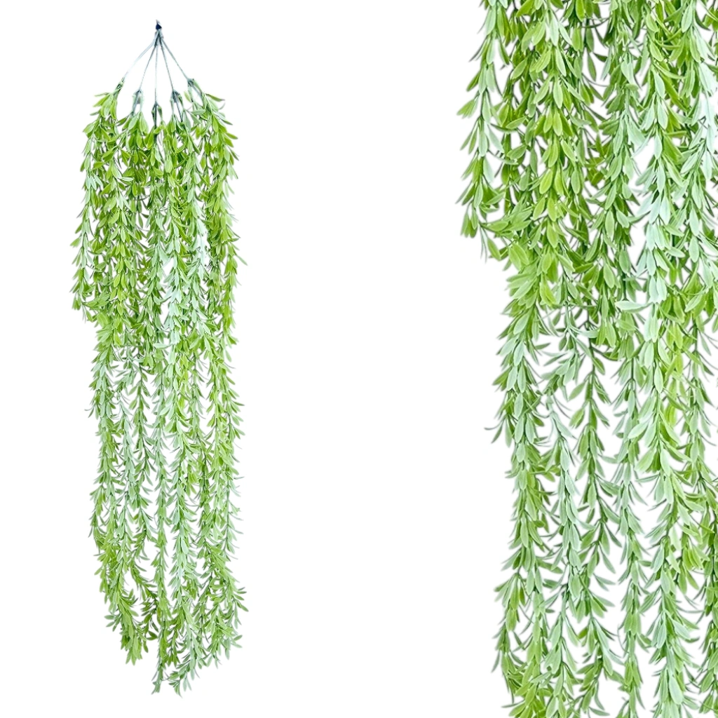 HANGING AESCYNANTHUS LIGHT GREEN REAL TOUCH 88CM - 1