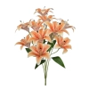 LILY BOUQUET ORANGE REAL TOUCH (5 BRANCHES) - H58CM