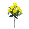 RANUNCULUS BOUQUET YELLOW (7 BRANCHES) - H46CM