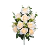 ROSE BOUQUET SALMON (18 BRANCHES) - H54CM