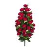 RANUNCULUS BOUQUET RED (42 BRANCHES) - H78CM
