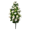 ORCHID BOUQUET WHITE (42 BRANCHES) - H78CM