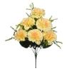 CARNATION BOUQUET YELLOW (10 BRANCHES) - H42CM