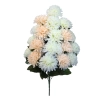 CHRYSANTHEMUM BOUQUET CREAM/SALMON (24 BRANCHES) - H56CM