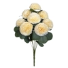 MARIGOLD BOUQUET SALMON (10 BRANCHES) - H48CM