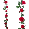 ROSE GARLAND RED - H220CM