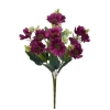 DAISY BOUQUET PURPLE (7 BRANCHES) - H34CM