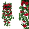 HANGING ROSE RED 90CM