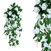 HANGING ROSE WHITE 90CM