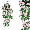 HANGING ROSE SALMON 90CM