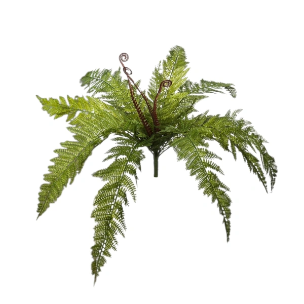 FERN BOUQUET REAL TOUCH (15 BRANCHES) - H53CM
