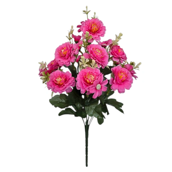 RANUNCULUS BOUQUET FUCHSIA (10 BRANCHES) - H41CM