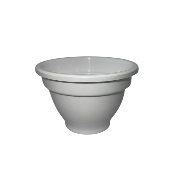 CEMETERY MINI POT WHITE Φ8X8CM